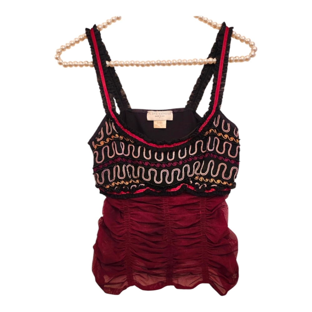 Floral Nikrooz Mesh Top